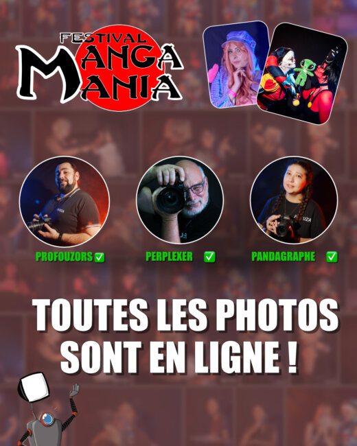 MangaMania 10ᵉ – Toutes les Photos sont en ligne !